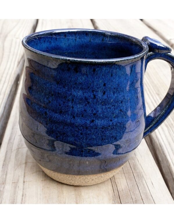 Blue Pottery Tea Mug
