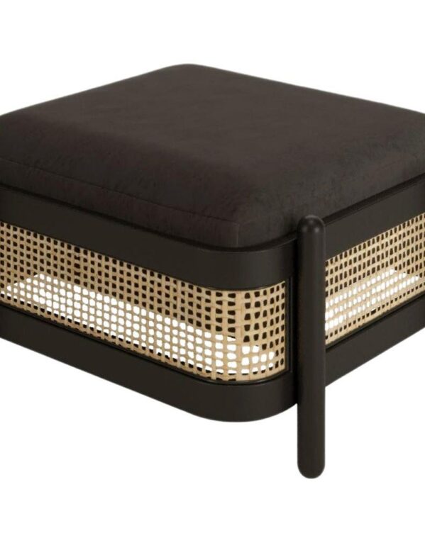 Cane Footstool - Pouf