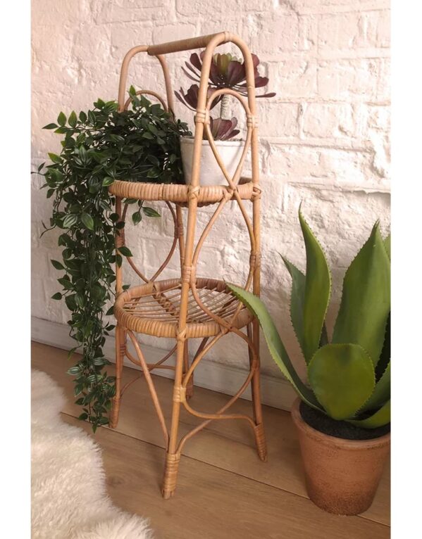 Cane Plant Stand