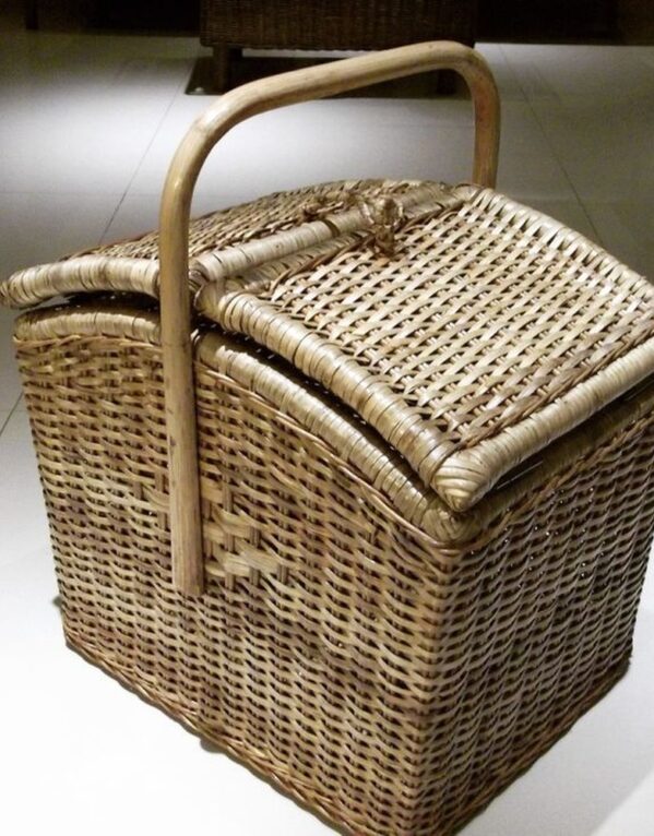 Cane Tiffin Basket