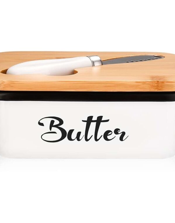 Ceramic Butter Dish with Lid