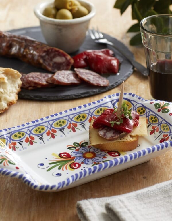 Ceramic Tapas Serving Plate