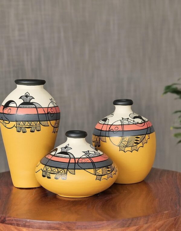 Clay Hand-painted Vase
