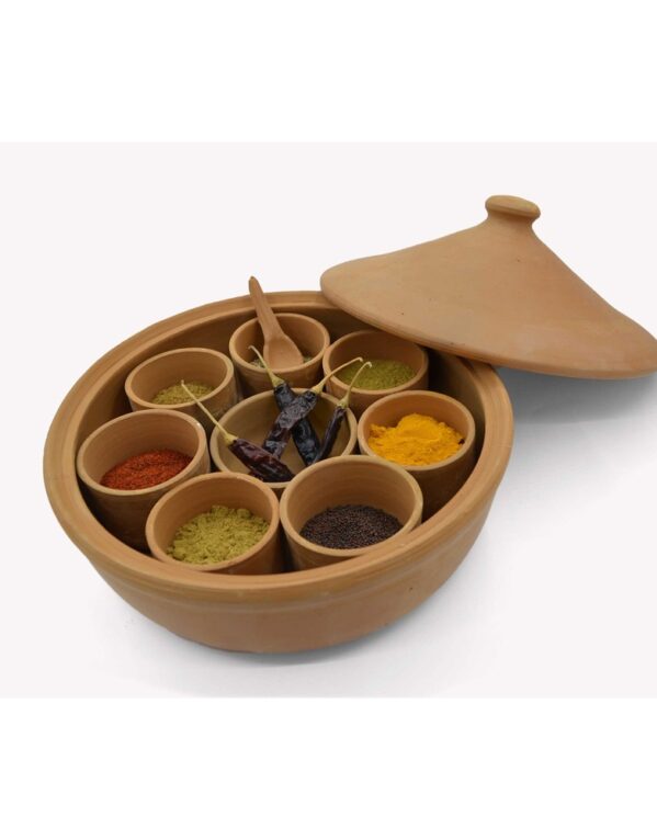 Clay Spice Jar Set