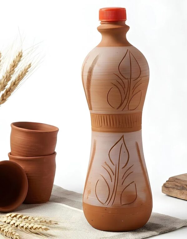 Clay Water Bottle