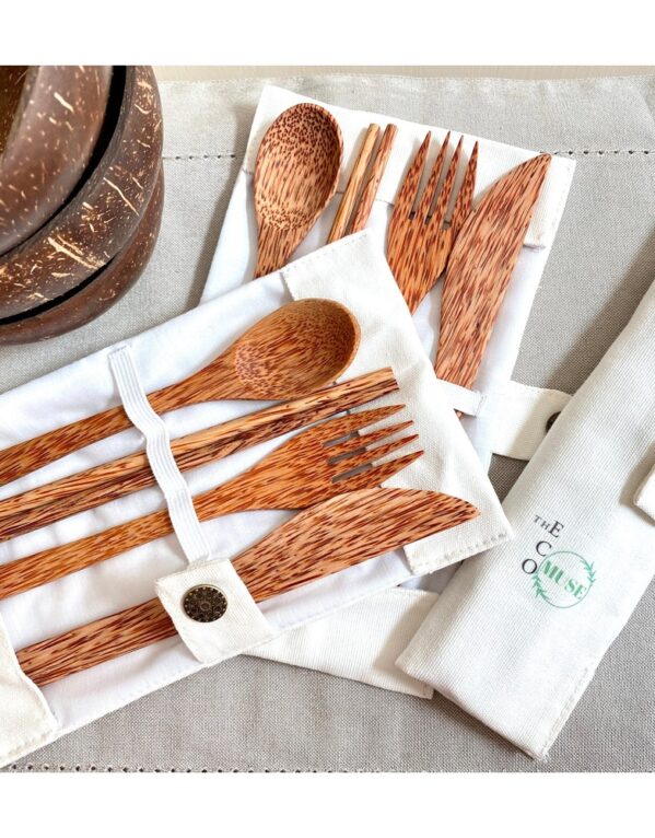 Coconut Wood Cutlery Set