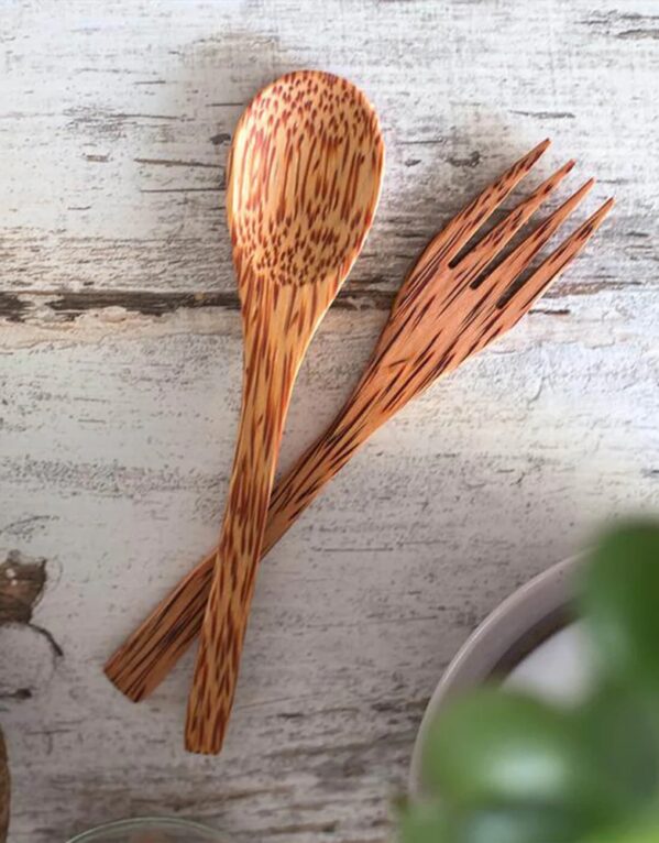 Coconut Wood Serving Spoon