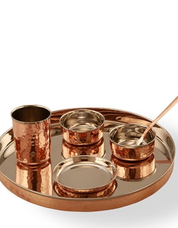 Copper Thali Set