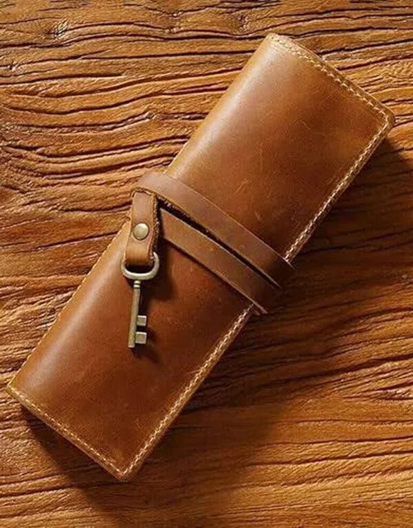 Leather Artist Pen Roll