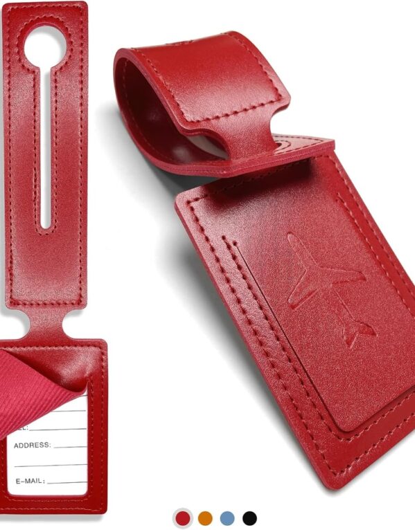 Leather Luggage Name Tag
