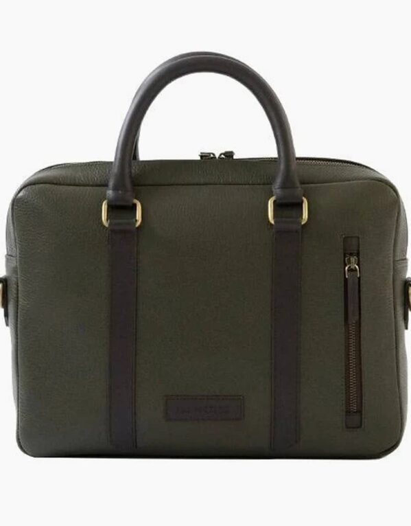 Leather Minimalist Briefcase