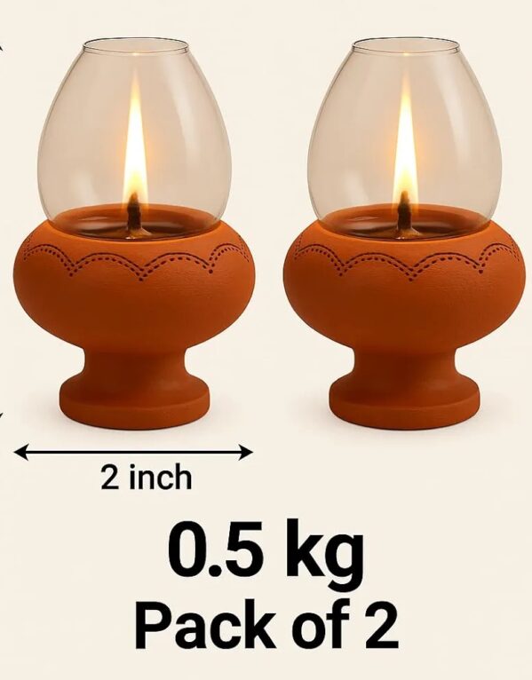 Mini Clay Lamps
