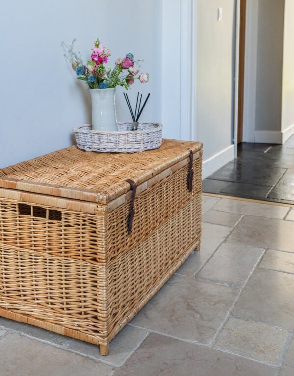 Wicker Storage Trunk