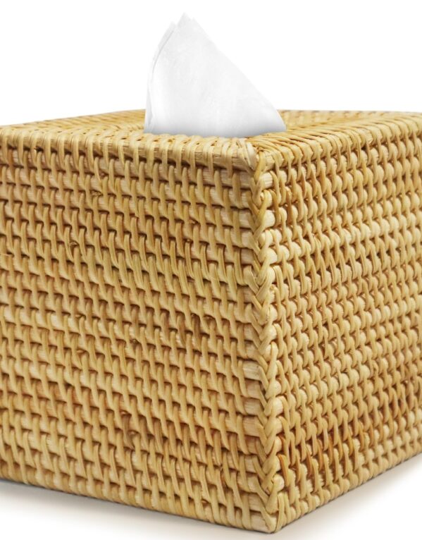 Wicker Tissue Box Cover