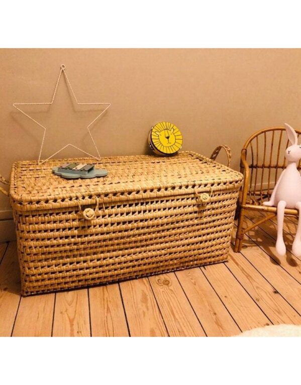 Wicker Toy Storage Box