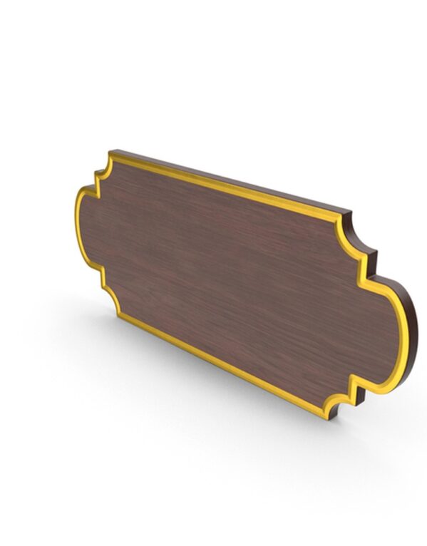 Wooden Name Plate
