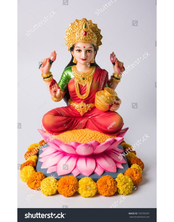 Clay Lakshmi Idol